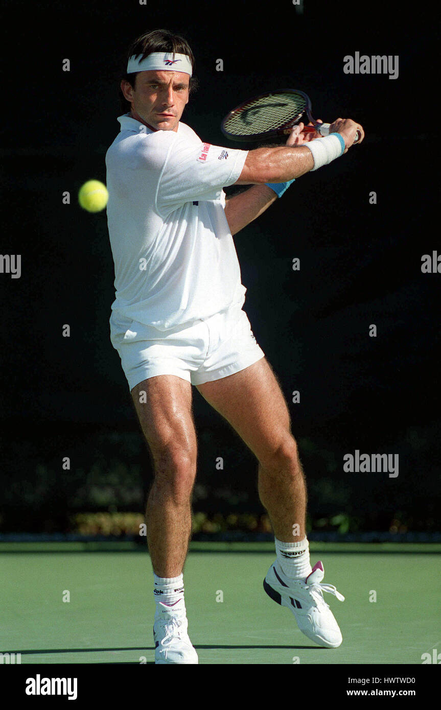 EMILIO SANCHEZ SPAIN 05 April 1995 Stock Photo Alamy