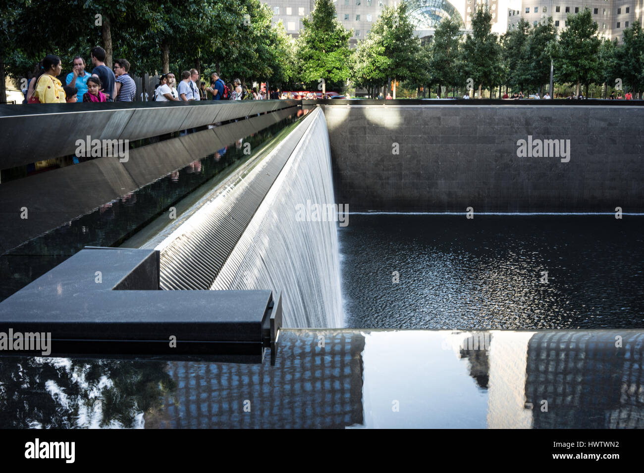 9/11 Memorial in Manhattan Stock Photo