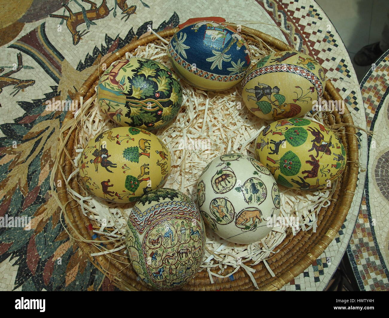 In the ceramic factory in Jordan Stock Photo Alamy