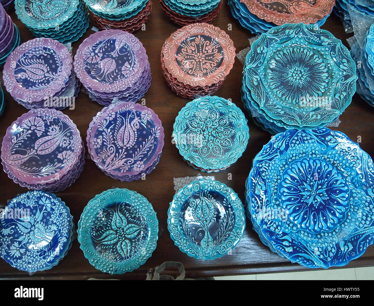 In the ceramic factory in Jordan Stock Photo Alamy