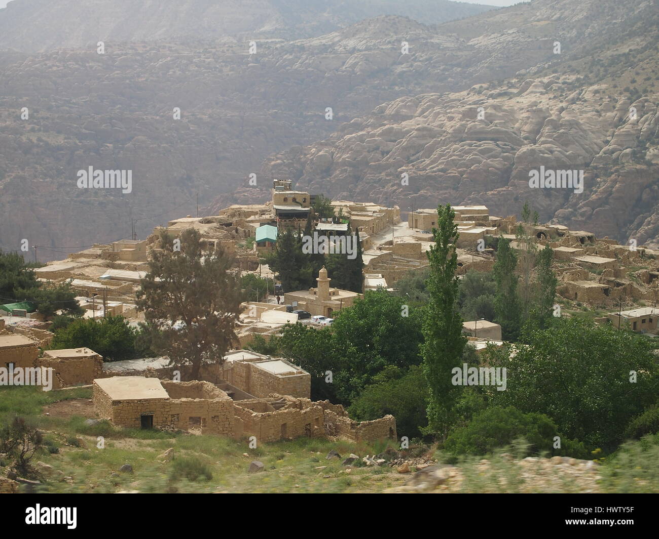 patrice mærkning Tilstedeværelse Village Dana in Jordan Stock Photo - Alamy