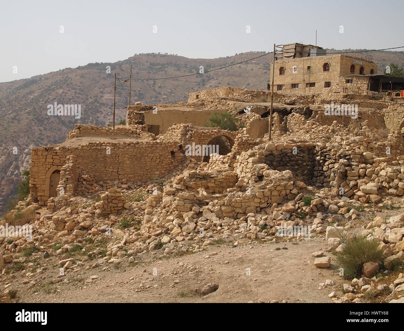 Village Dana in Jordan is about 500 years old, and preserves many ...