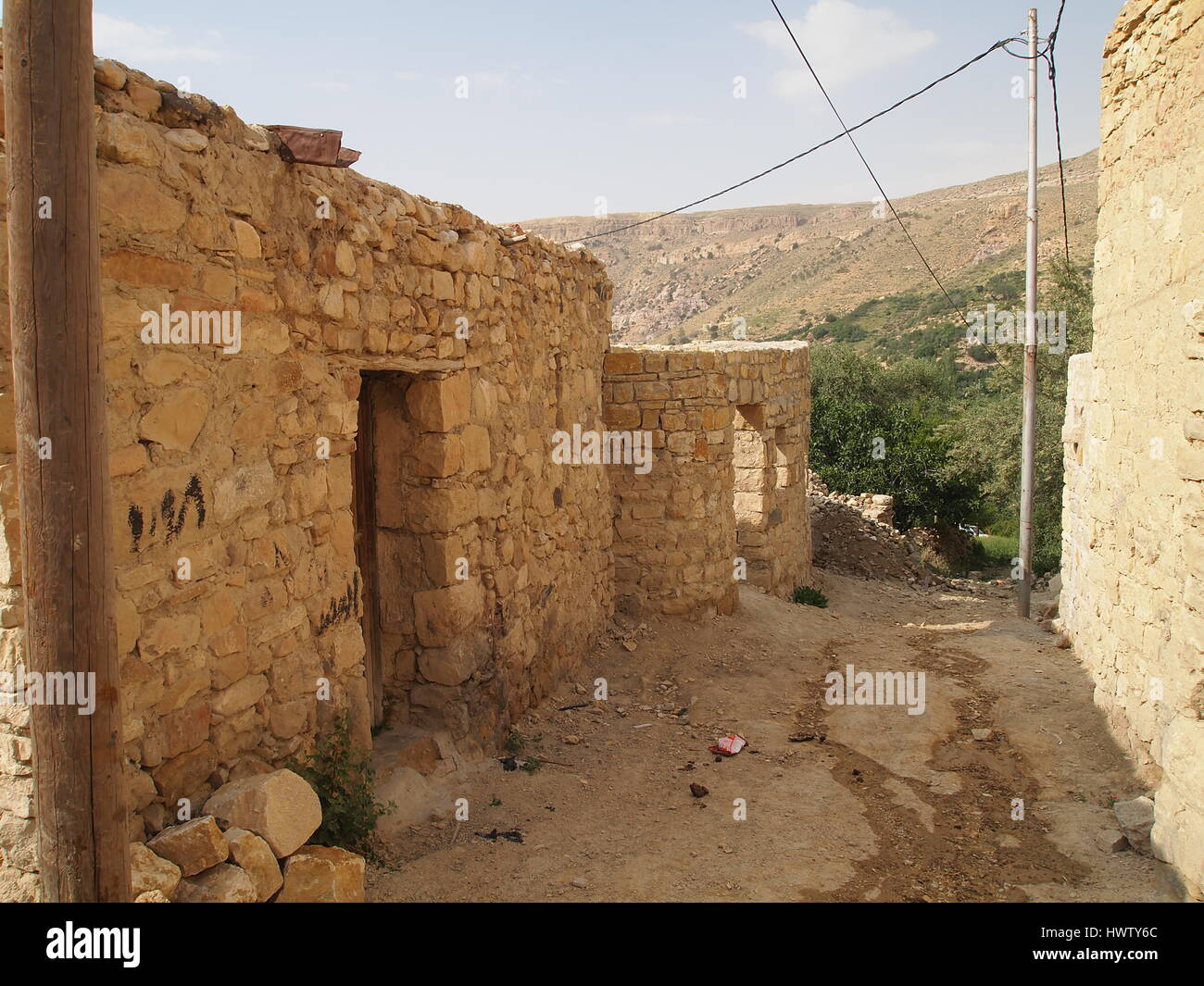 Village Dana in Jordan is about 500 years old, and preserves many ...