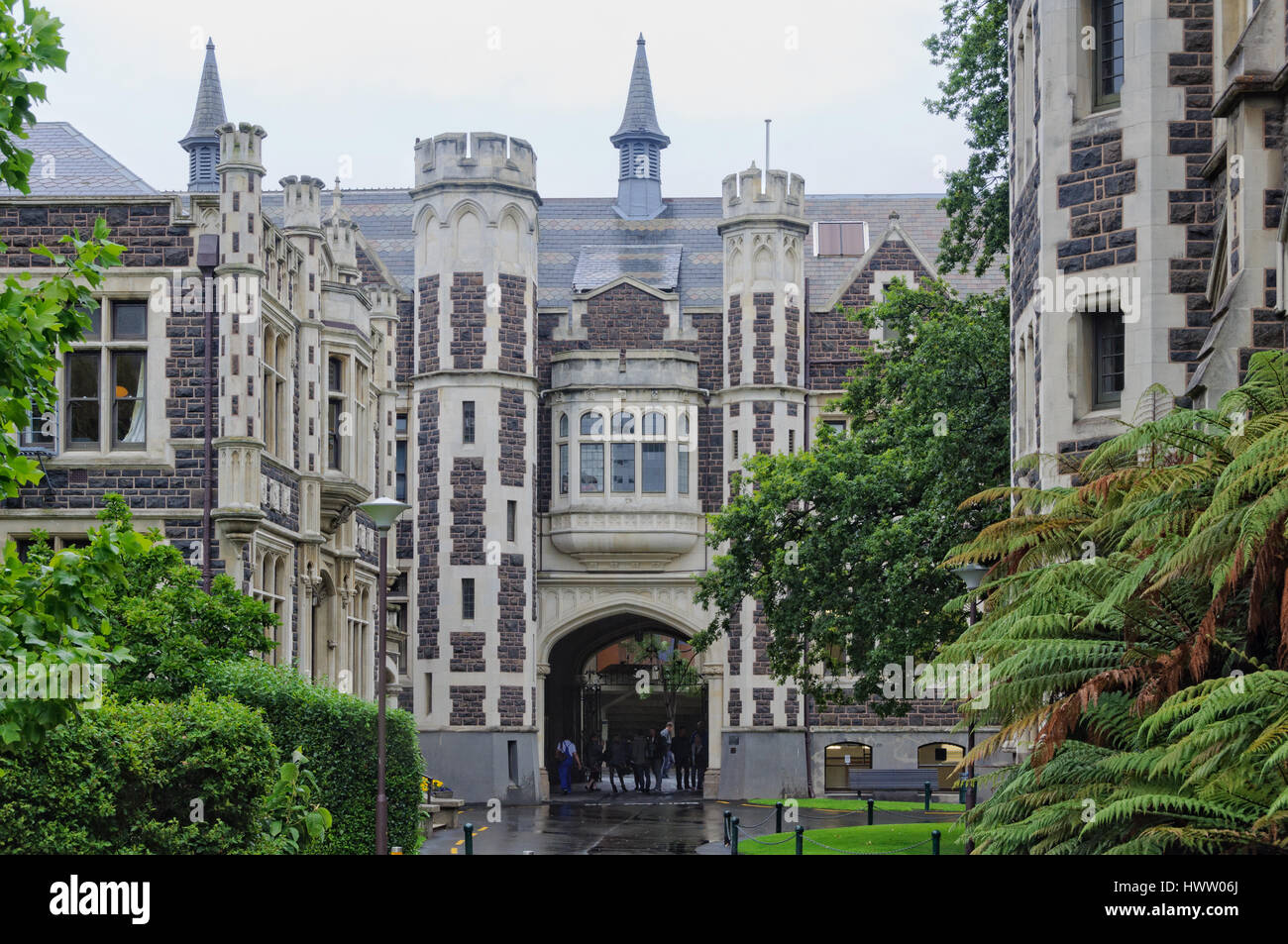 The Archway of the University of Otago in Dunedin on the South Island