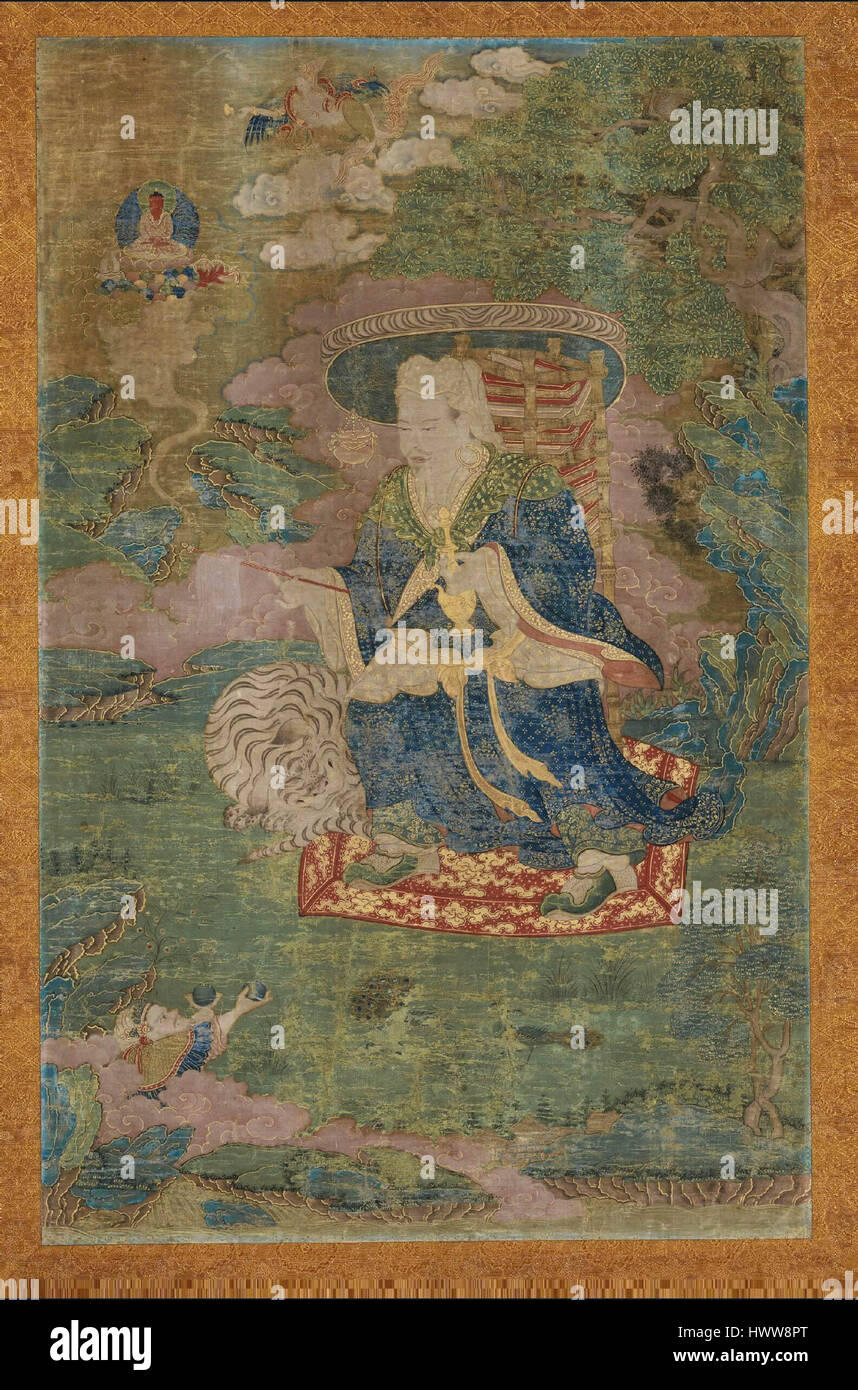 Arhat Dharmatala, Eastern Tibet, 2nd half of 16th century, Boston MFA Stock Photo