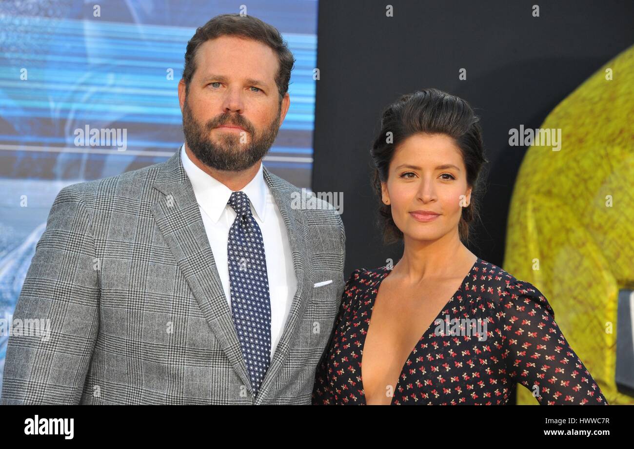 Los Angeles, California, USA. 22nd Mar, 2017. David Denman, Mercedes Mason at arrivals for SABAN'S POWER RANGERS Premiere, Regency Westwood Village Theatre, Los Angeles, CA March 22, 2017. Credit: Dee Cercone/Everett Collection/Alamy Live News Stock Photo
