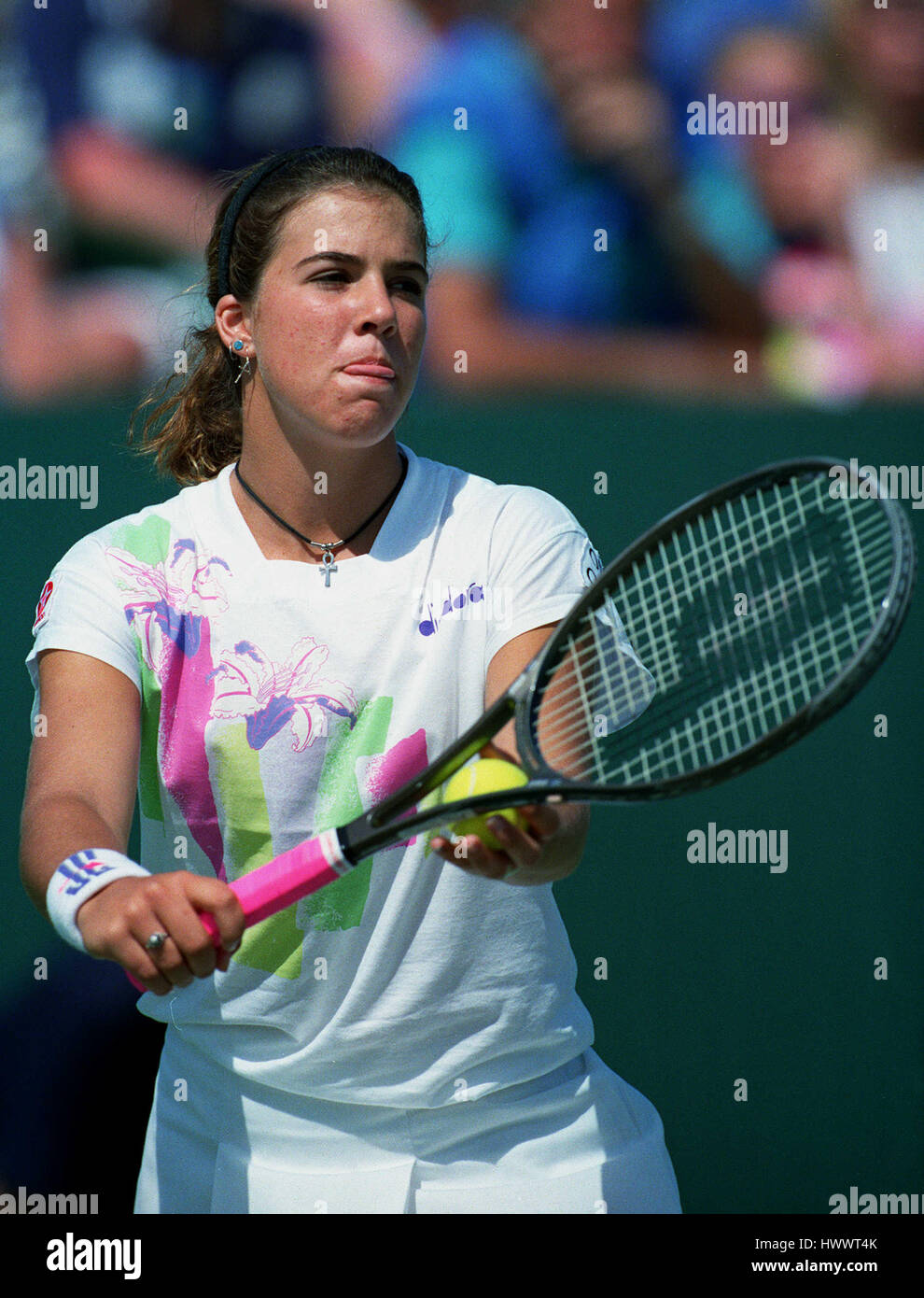 JENNIFER CAPRIATI USA 23 March 1992 Stock Photo Alamy