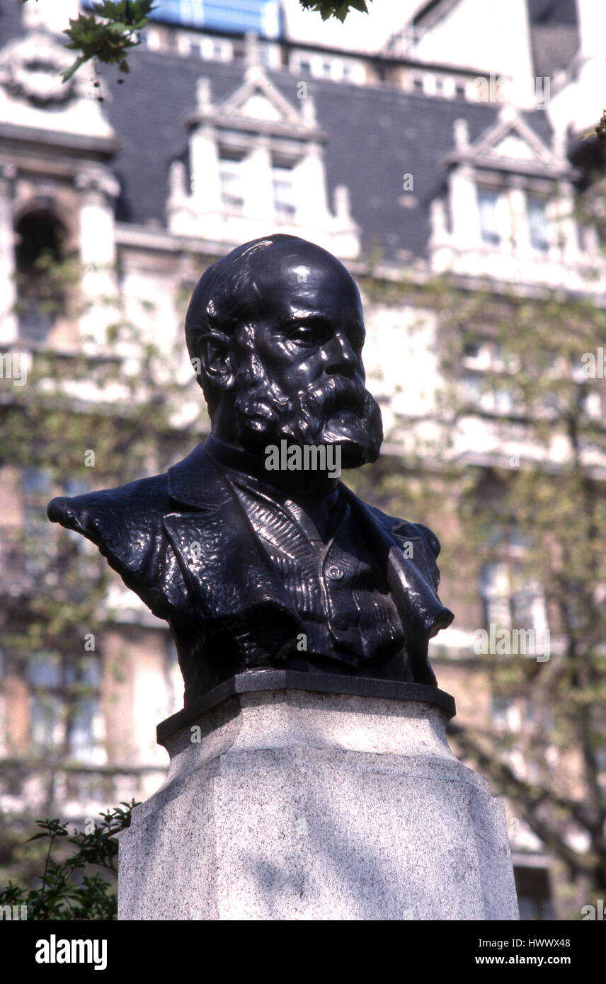 bust of Samuel Plimsoll Stock Photo