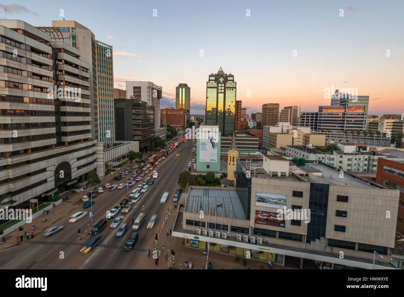 Harare is the capital city of Zimbabwe Stock Photo - Alamy