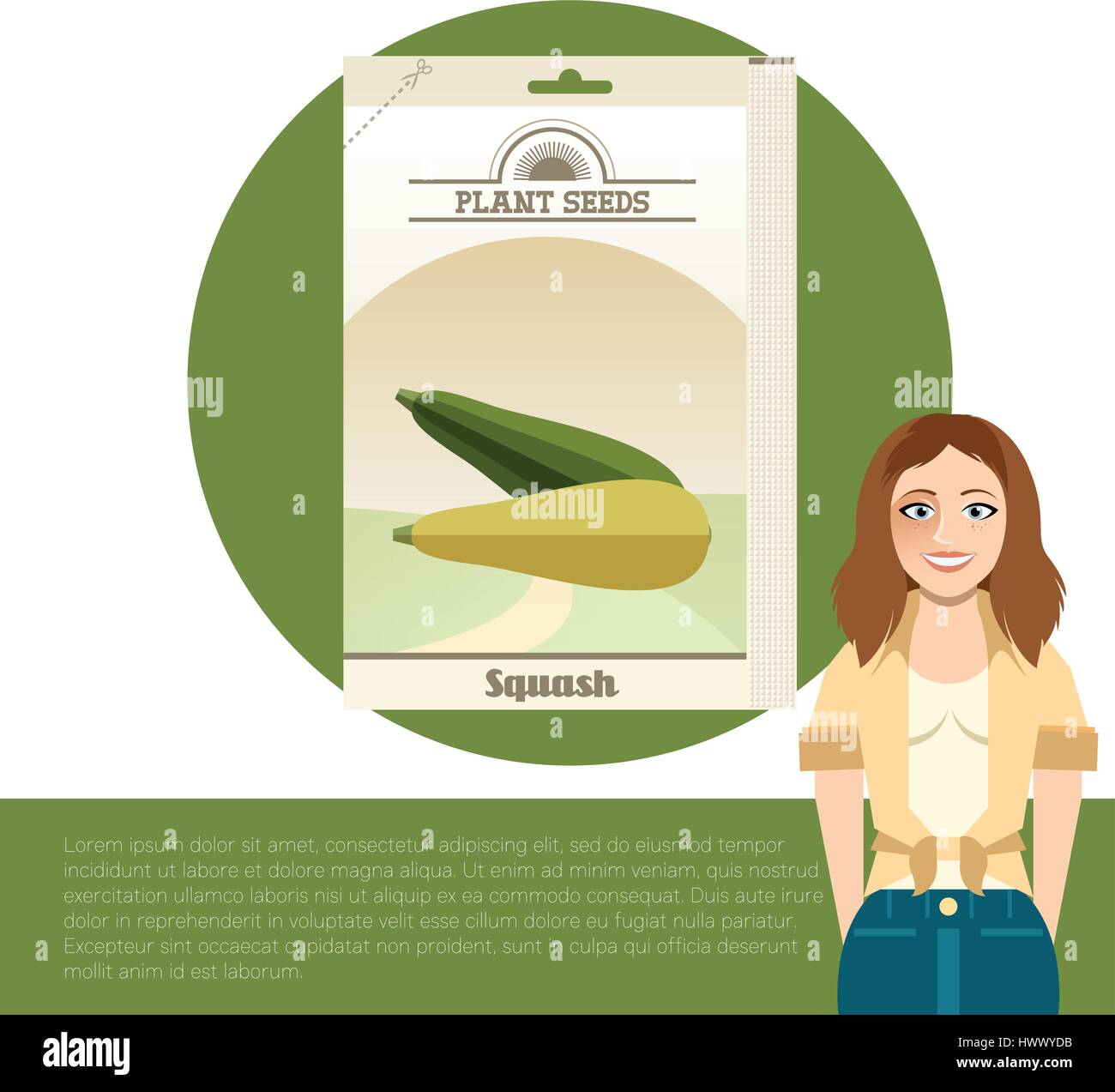 Pack of Squash seeds icon Stock Vector