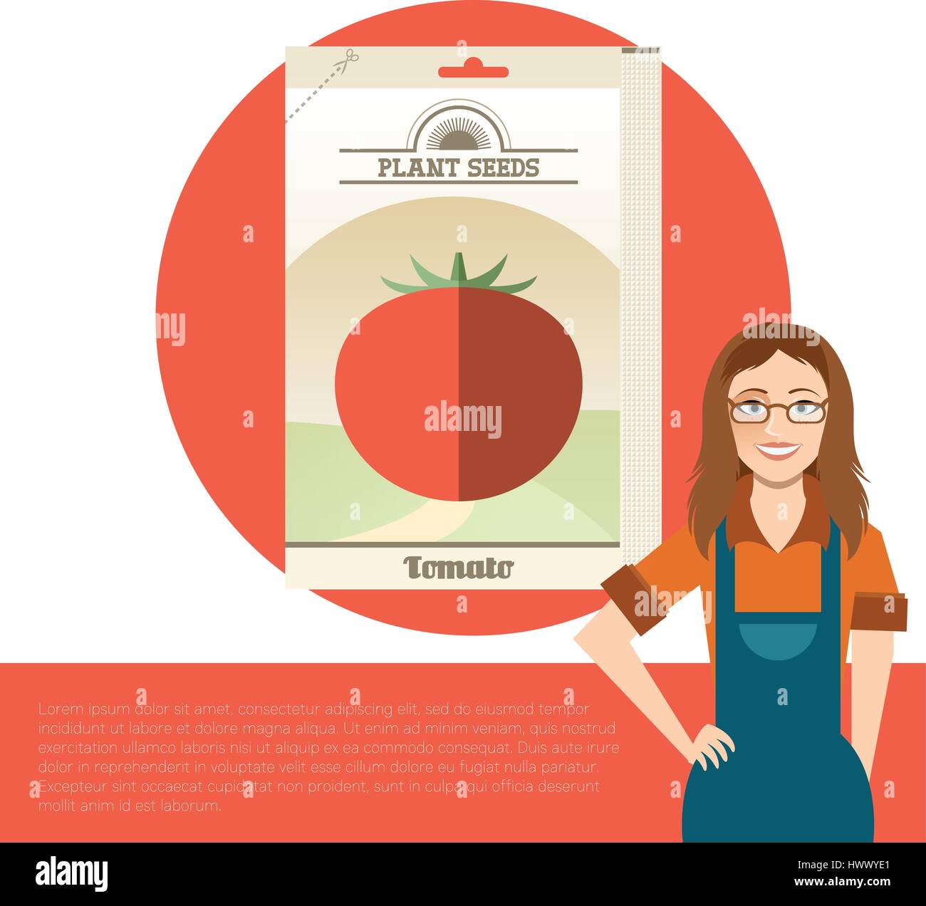 Pack of Tomato seeds Stock Vector Image &amp; Art - Alamy