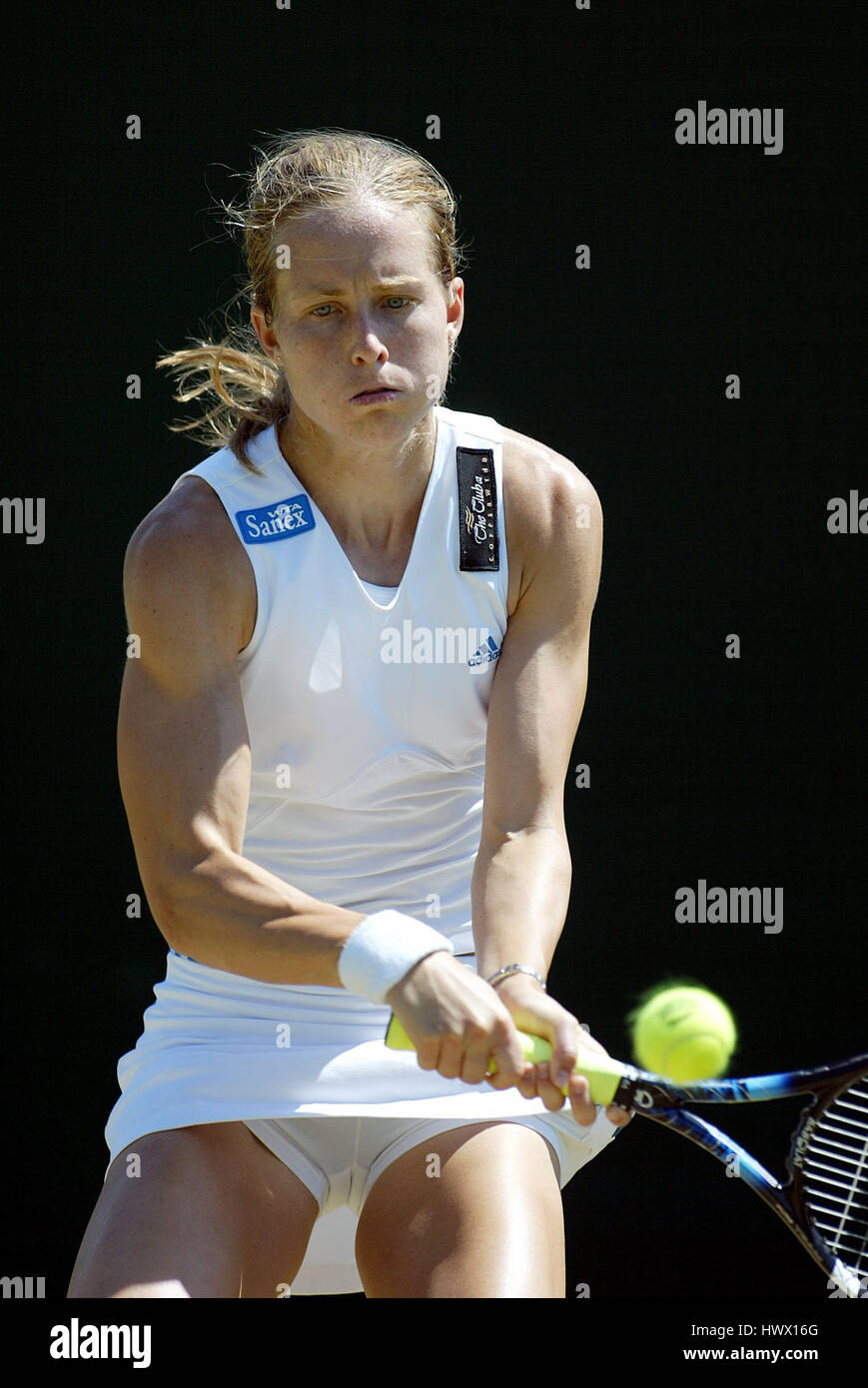 MEGHANN SHAUGHNESSY WIMBLEDON CHAMPIONSHIPS 26 June 2002 Stock Photo