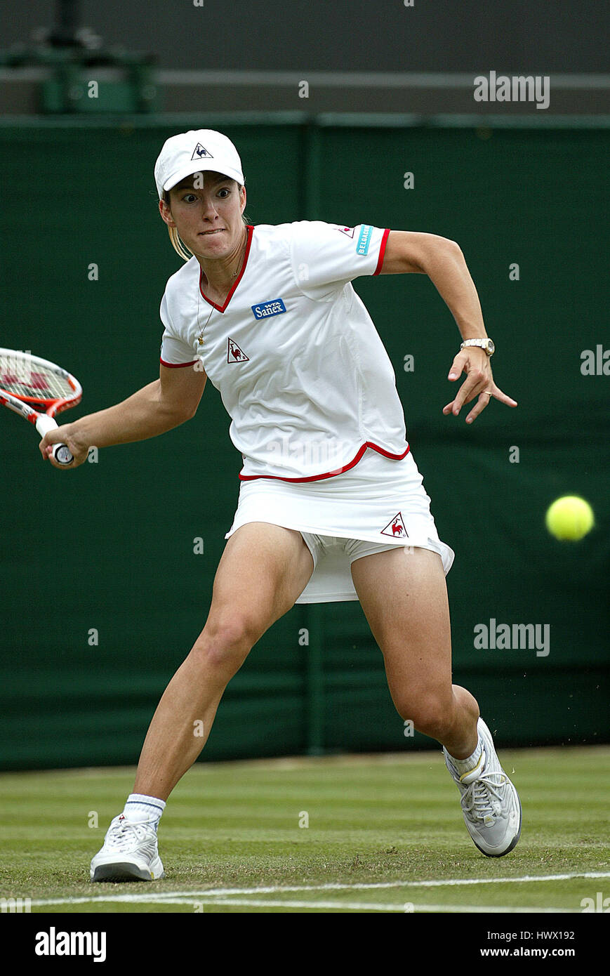 JUSTINE HENIN BELGIUM 25 June 2002 Stock Photo - Alamy