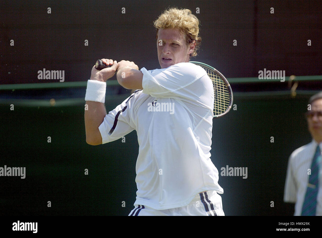 DAVID NALBANDIAN ARGENTINA WIMBLEDON LONDON ENGLAND 24 July 2003 Stock Photo