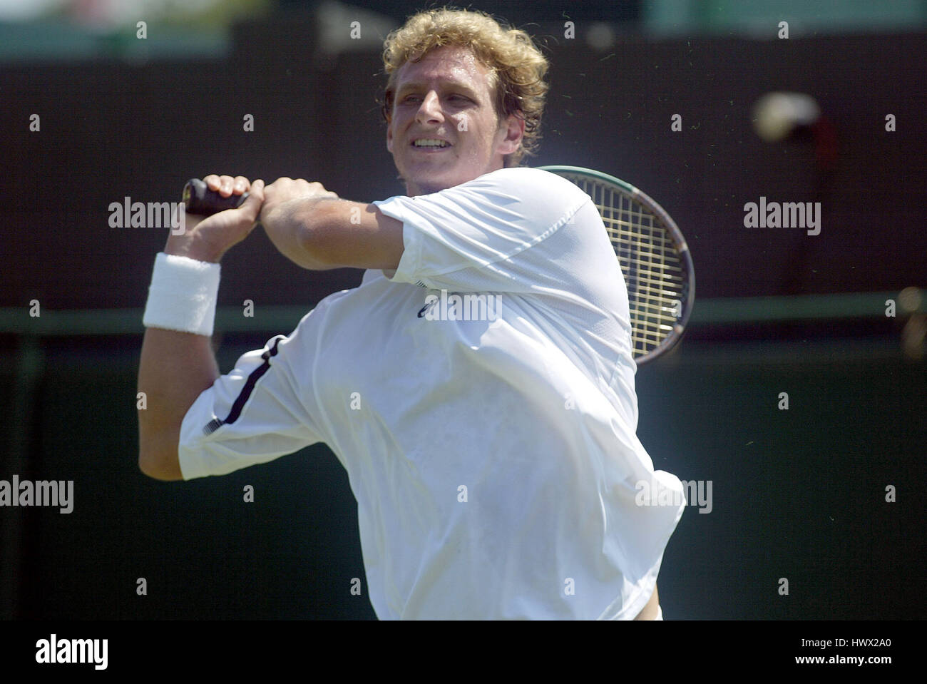 DAVID NALBANDIAN ARGENTINA WIMBLEDON LONDON ENGLAND 24 July 2003 Stock Photo