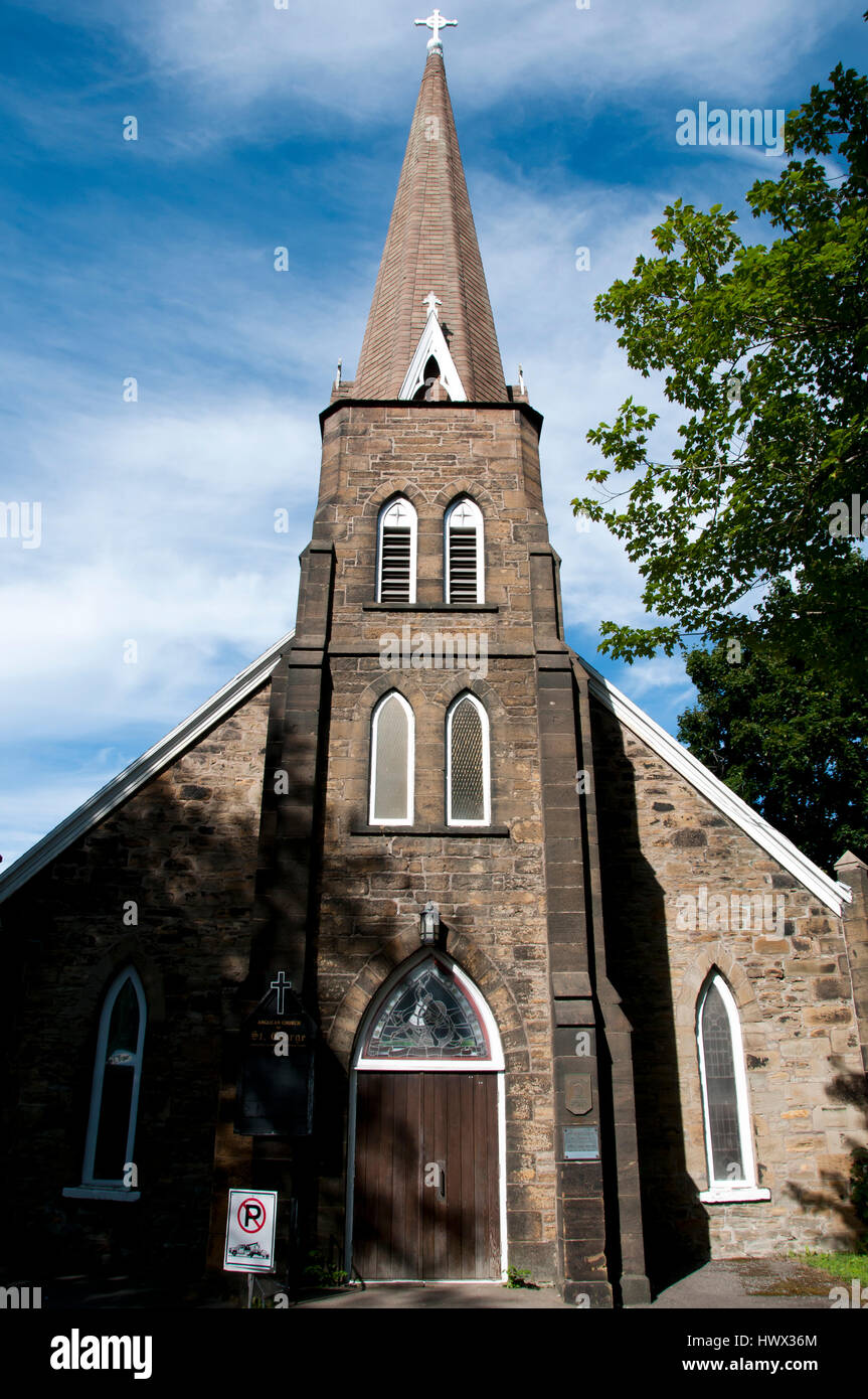 St Georges Church - Sydney - Nova Scotia Stock Photo