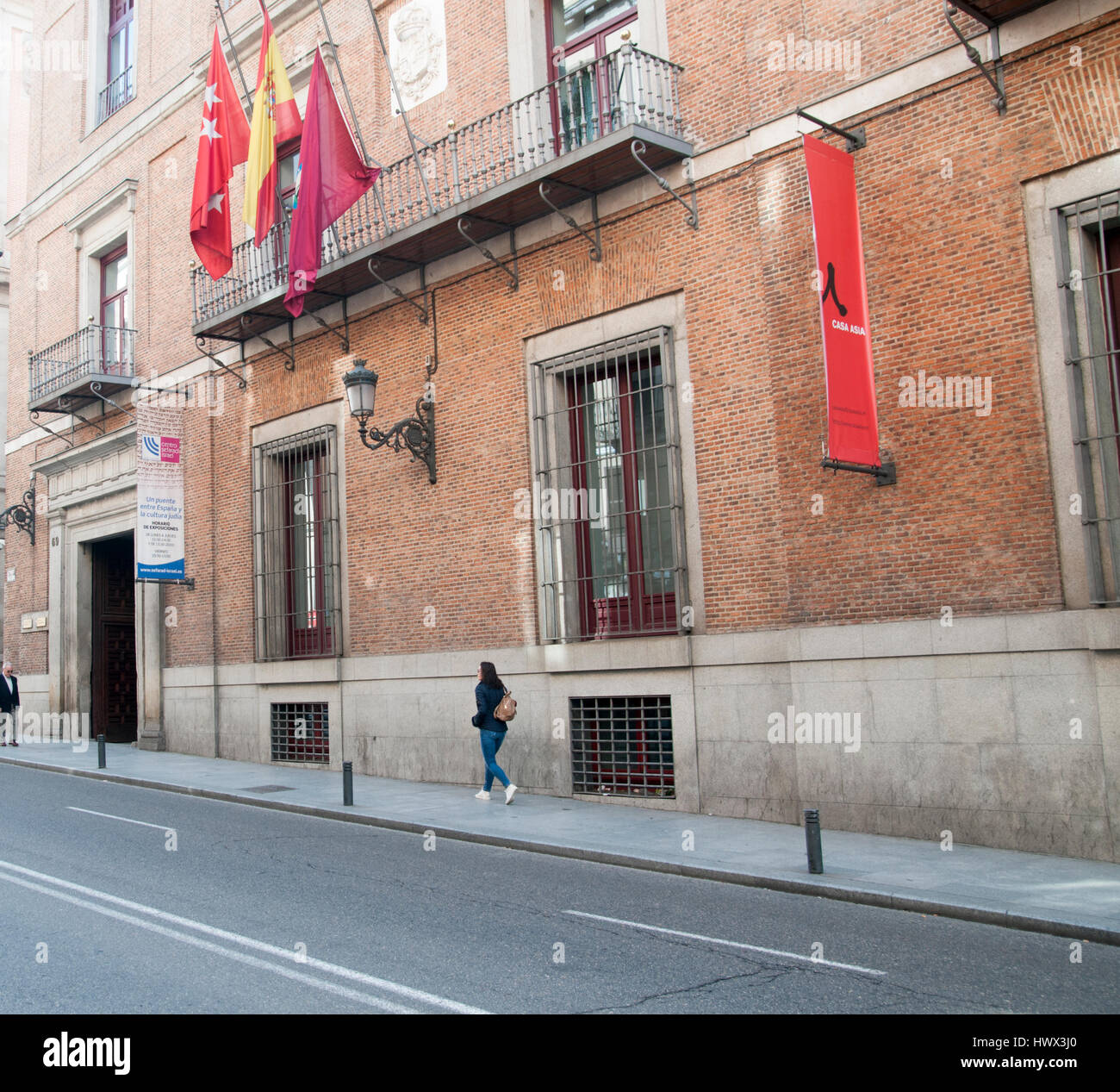 Spain, Madrid, Jewish centre and museum on Calle Mayor Stock Photo