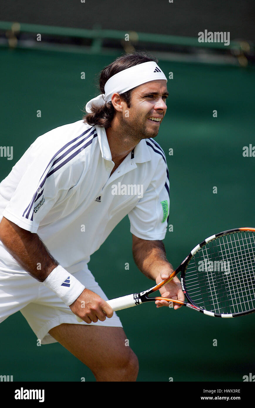 FERNANDO GONZALEZ CHILE WIMBLEDON LONDON ENGLAND 24 June 2005 Stock Photo -  Alamy