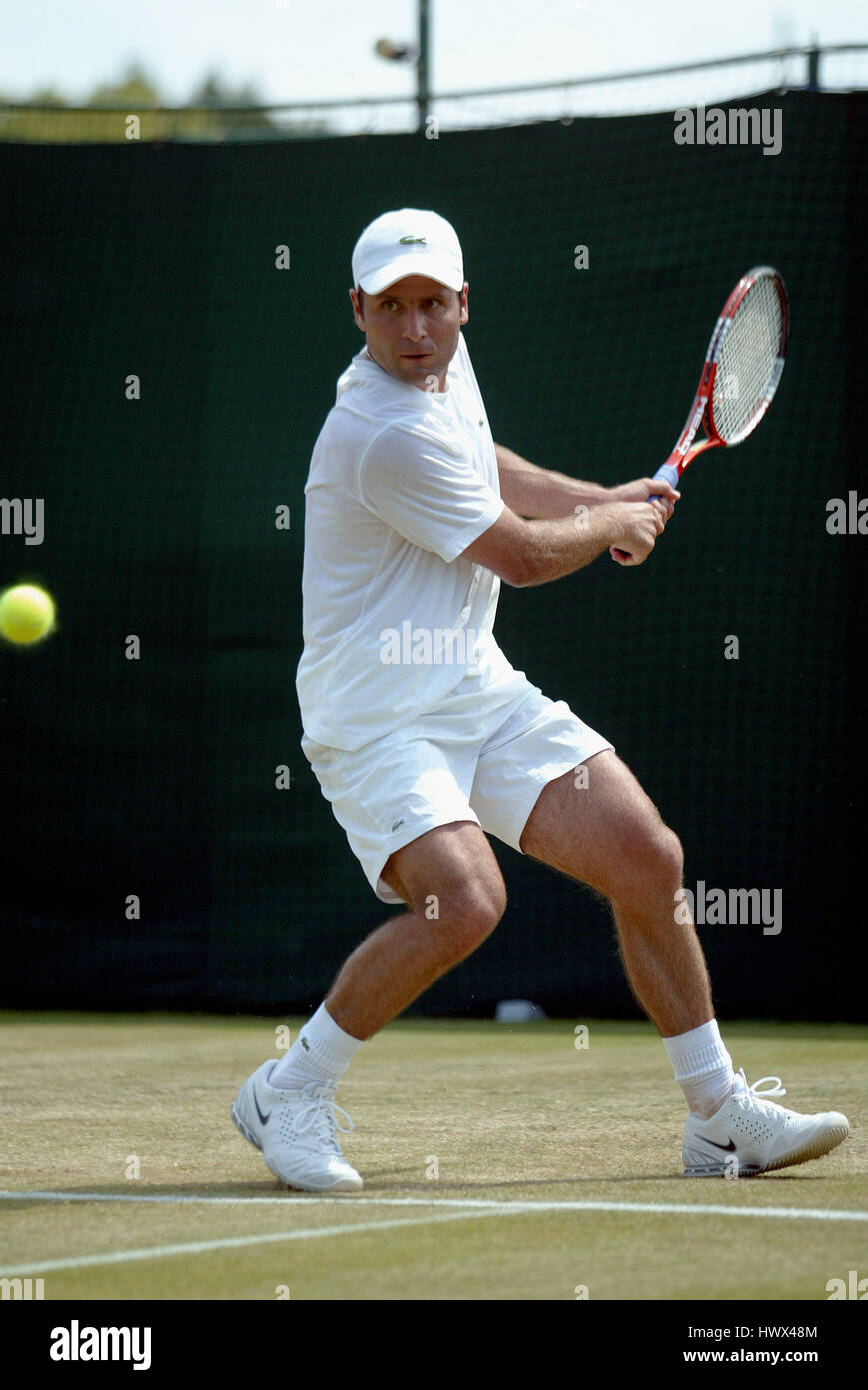 FABRICE SANTORO FRANCE WIMBLEDON 23 June 2005 Stock Photo Alamy