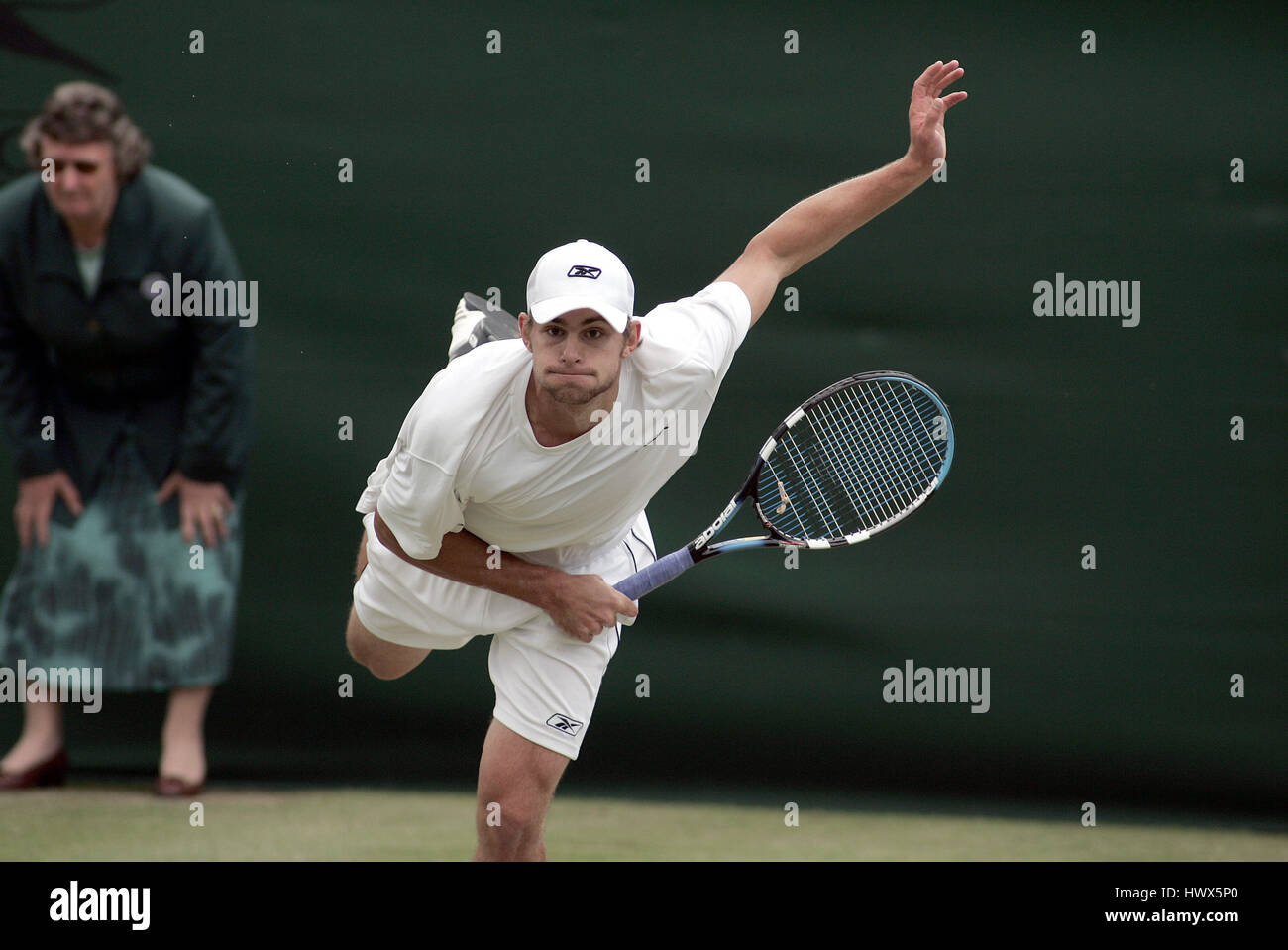 ANDY RODDICK WIMBLEDON CHAMPIONSHIPS 2004 WIMBLEDON LONDON ENGLAND 25 ...