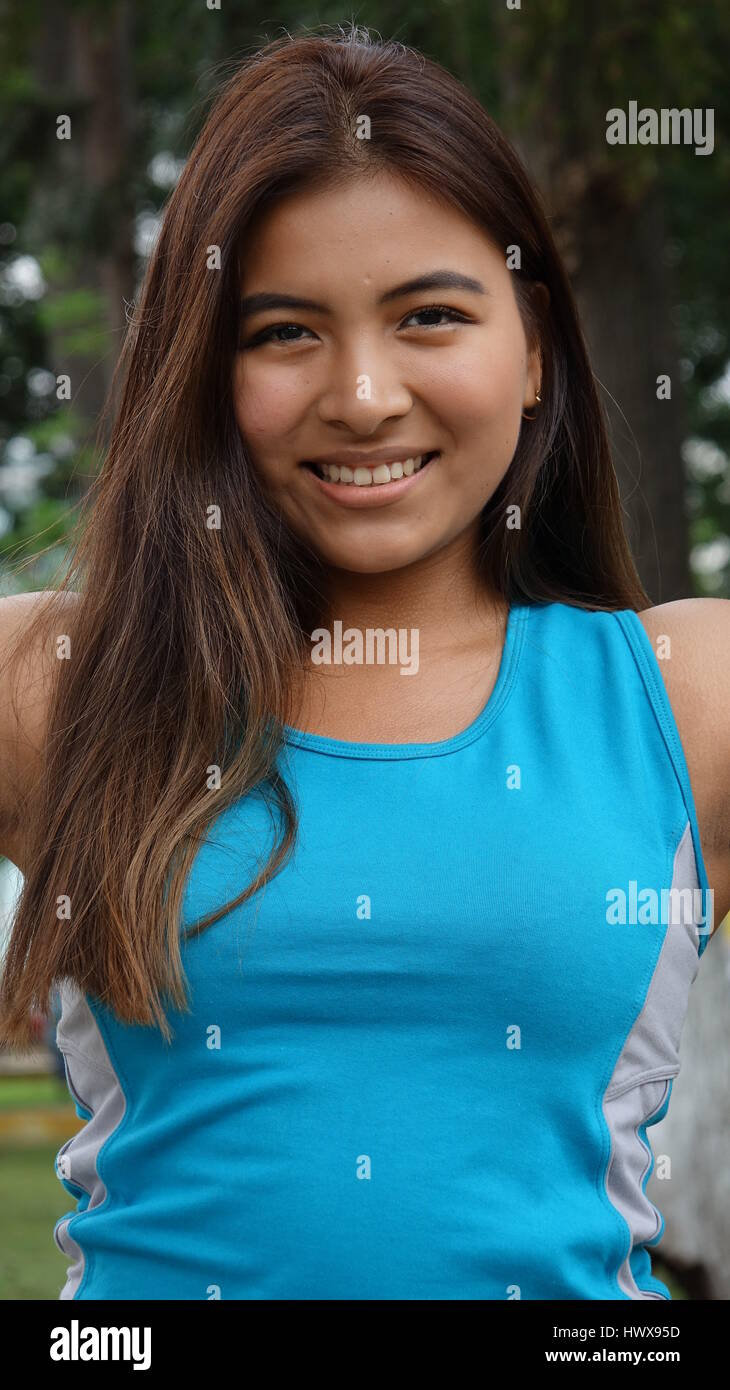 Athletic Fit Girl Stock Photo