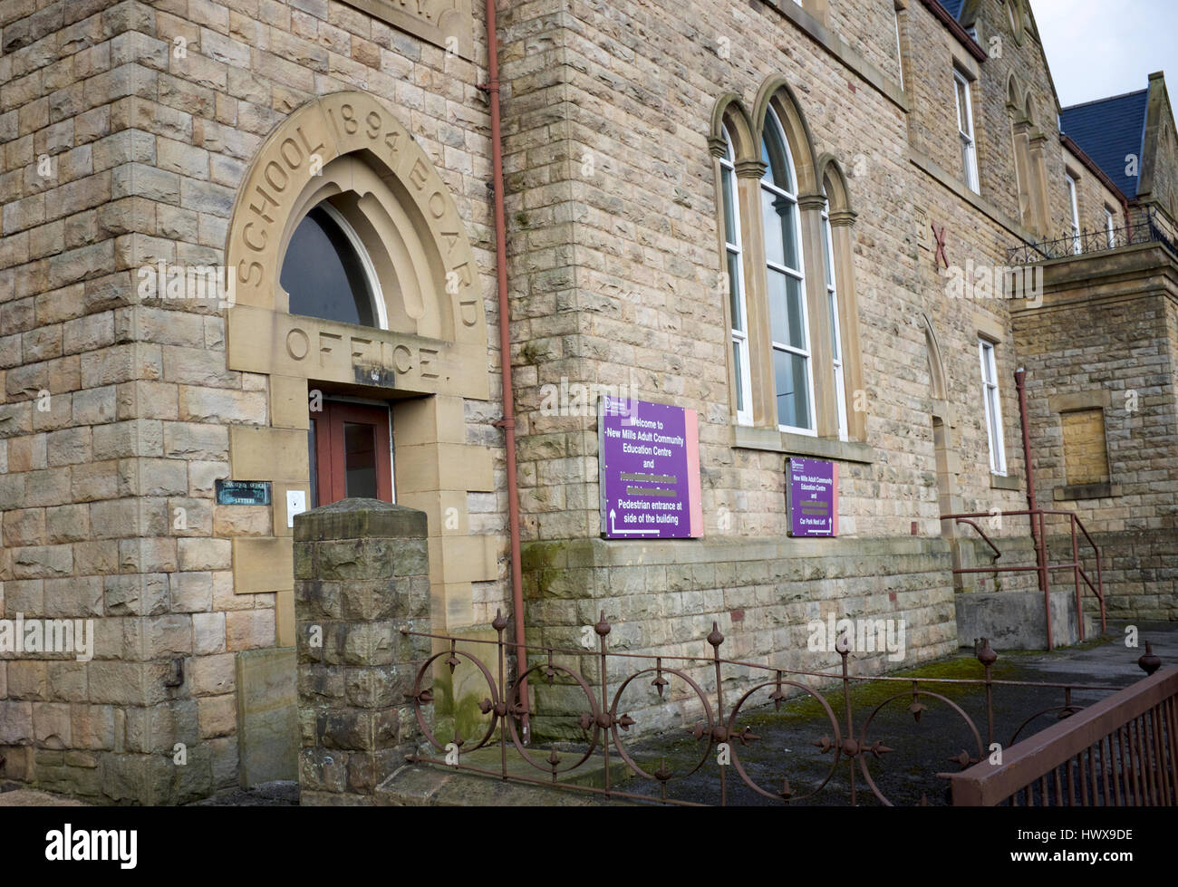 Former School Board Office now an Adult Education Centre, New Mills