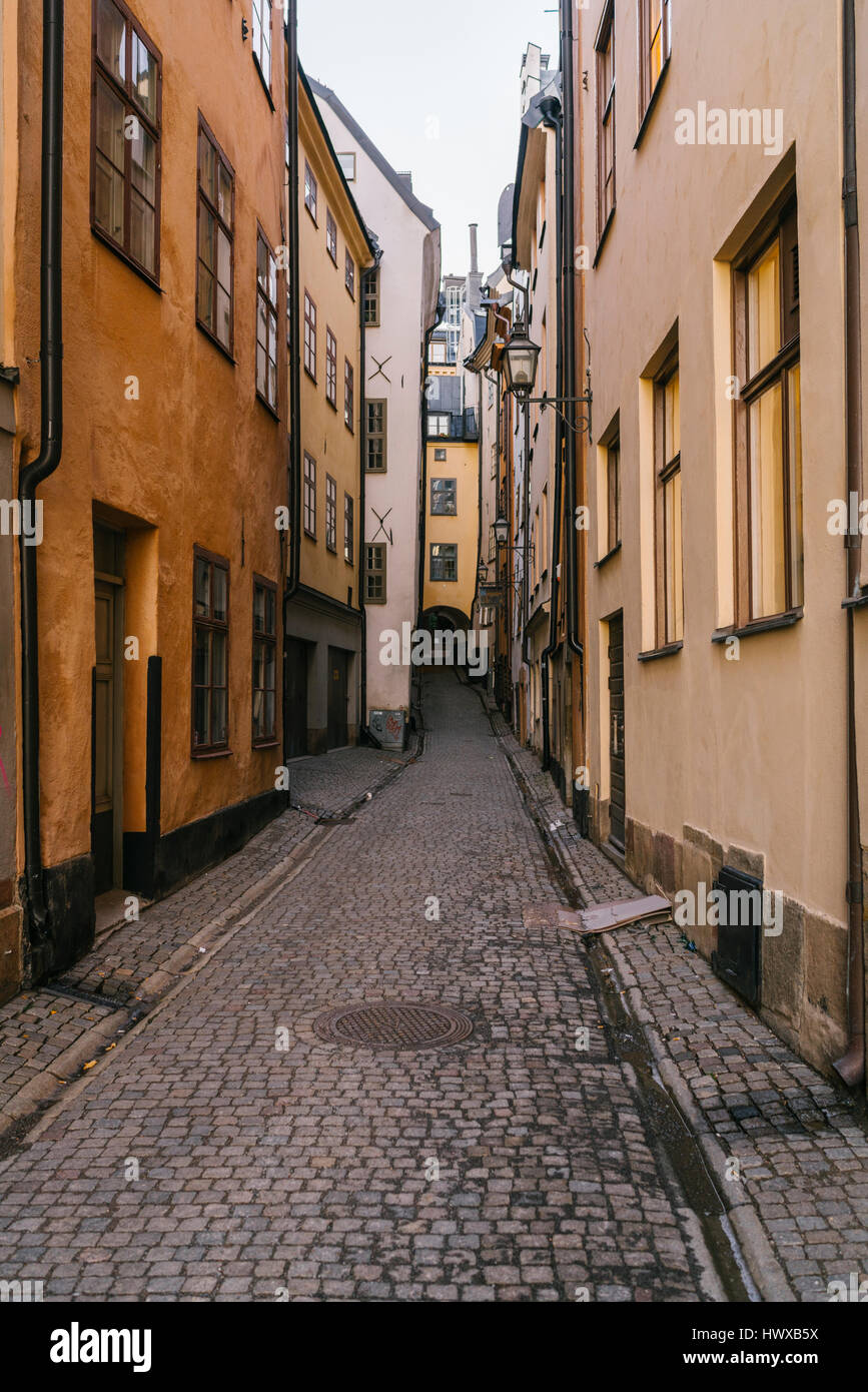 Travel through Stockholm Stock Photo