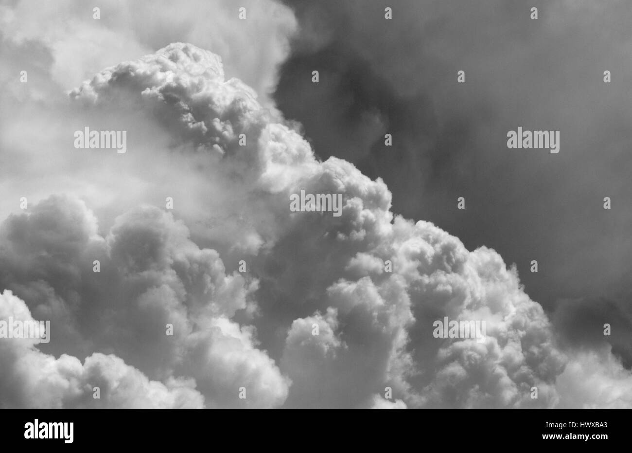 Cumulus clouds black and white hi-res stock photography and images - Alamy