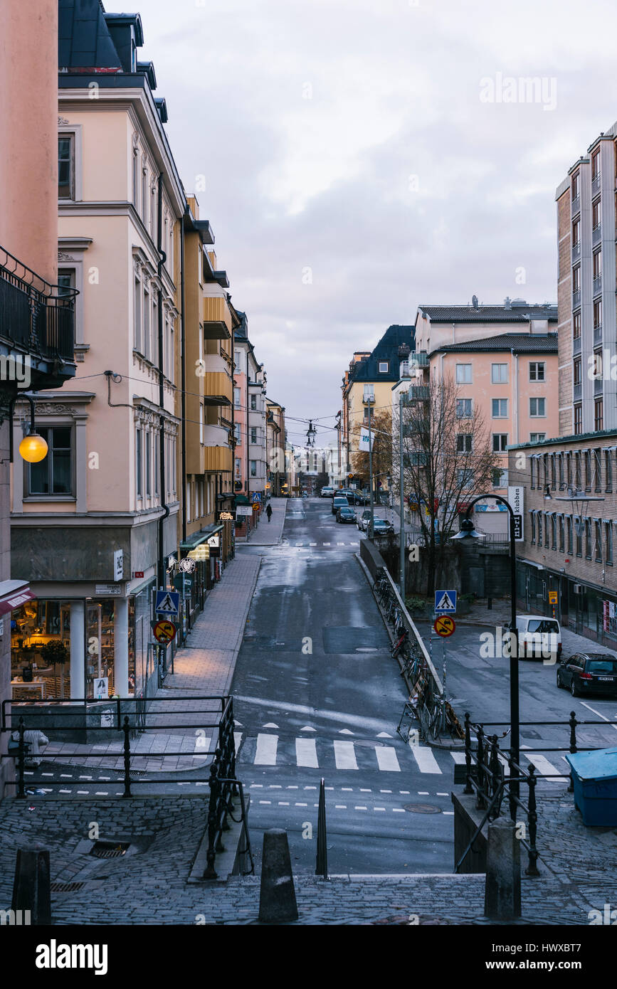 Travel through Stockholm Stock Photo