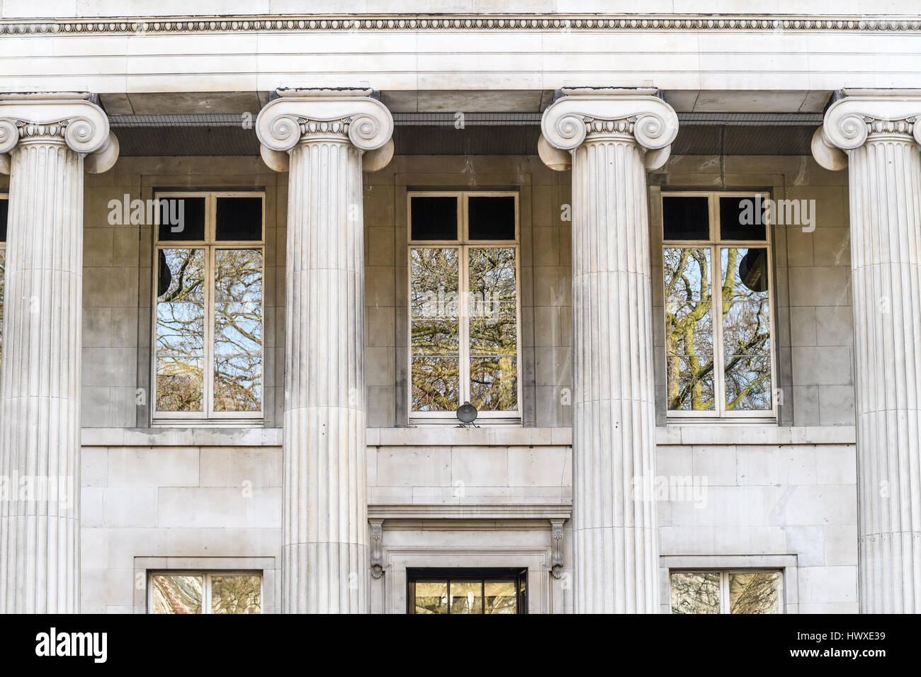 Royal college of surgeons building, London. Stock Photo