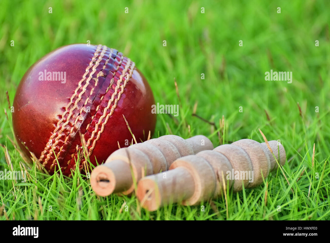 Cricket stumps ball bails hires stock photography and images Alamy