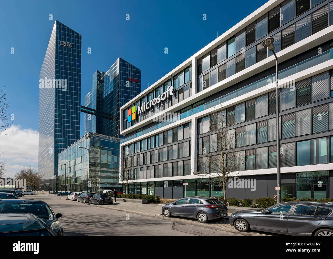 Microsoft German Headquaters Building, Munich, Germany Stock Photo Alamy