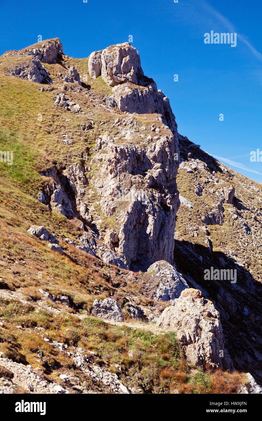 Giant rocks in Val di Gardena, Dolomites, Italy Stock Photo - Alamy