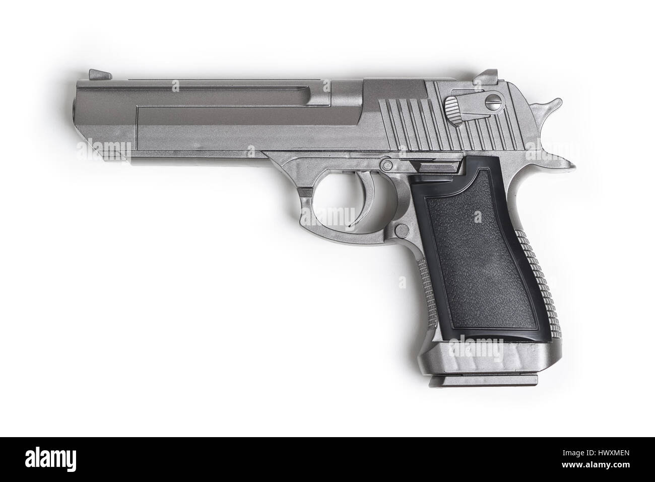 Pistol isolated on white background Stock Photo - Alamy