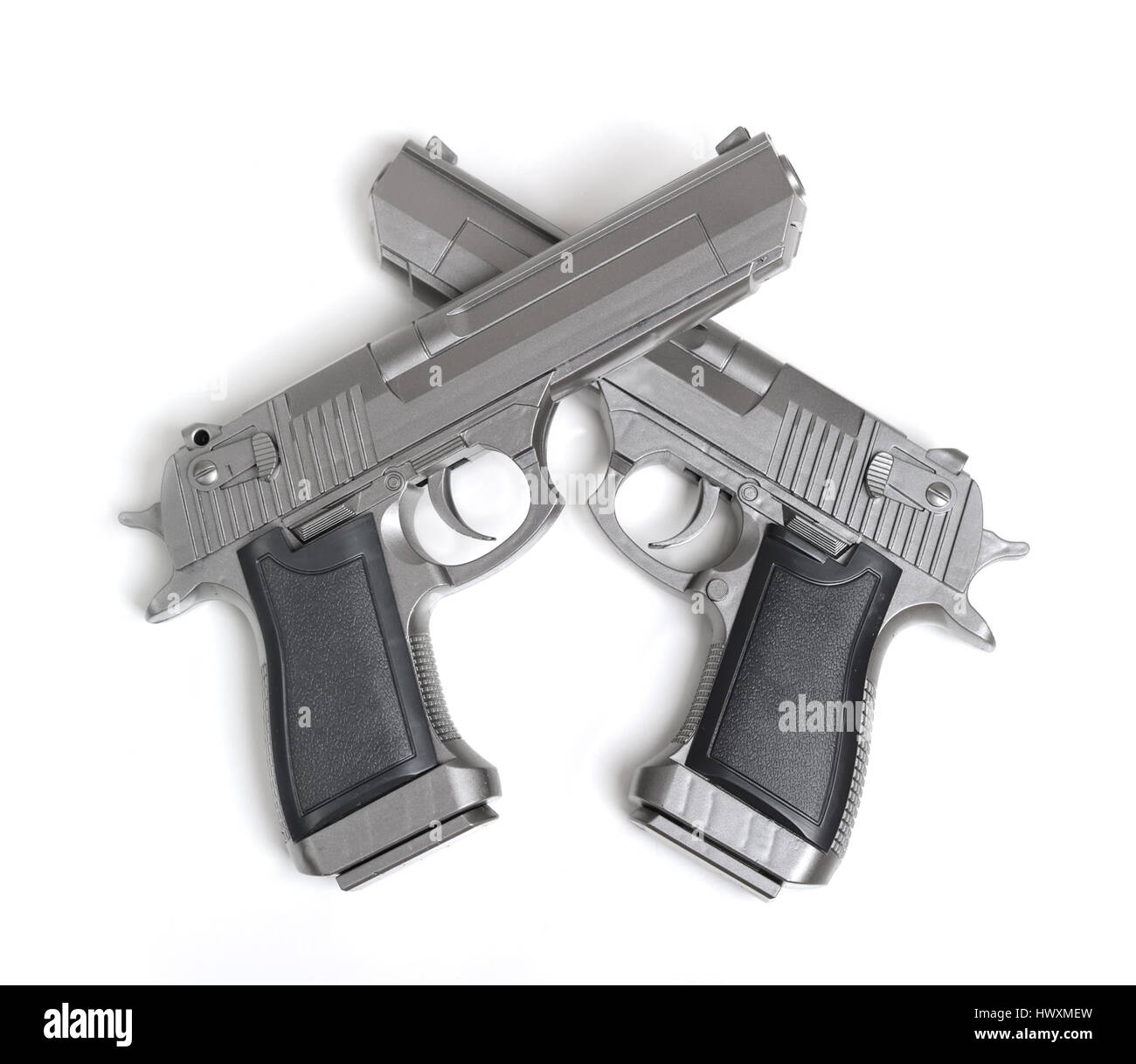 Pistol isolated on white background Stock Photo - Alamy
