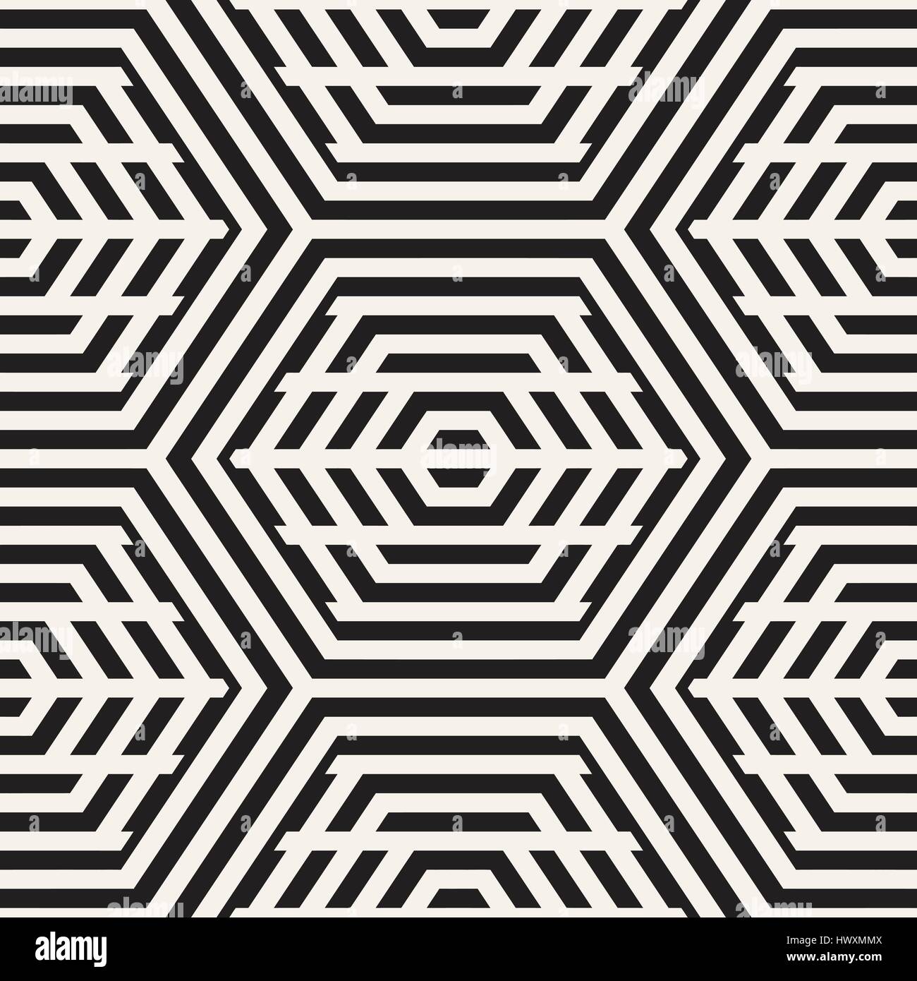 Vector Seamless Pattern. Repeating Lattice Abstract Background. Linear ...