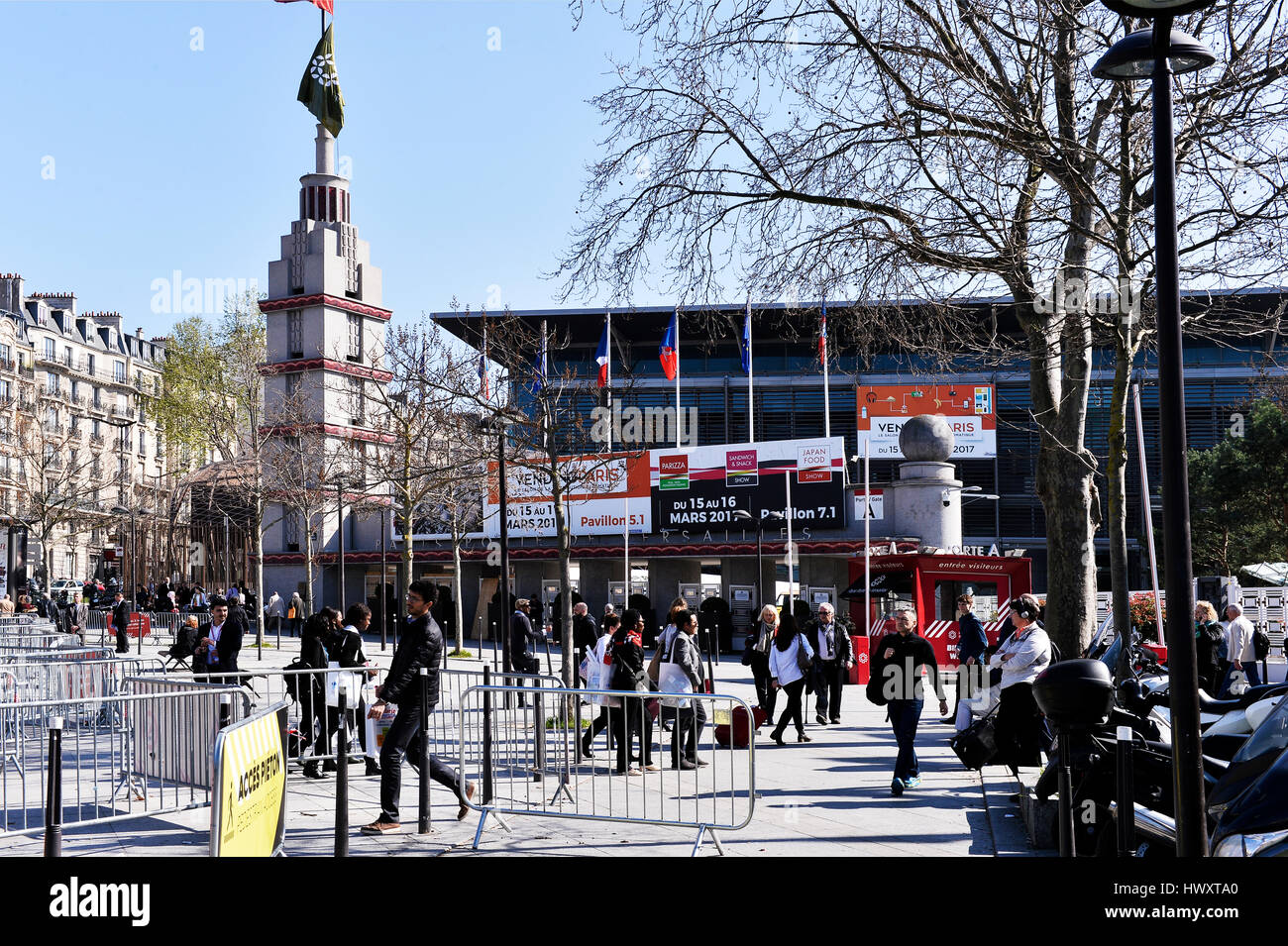 Parc Expo - Parc des Expositions - Versailles, Paris 15th, France Stock Photo