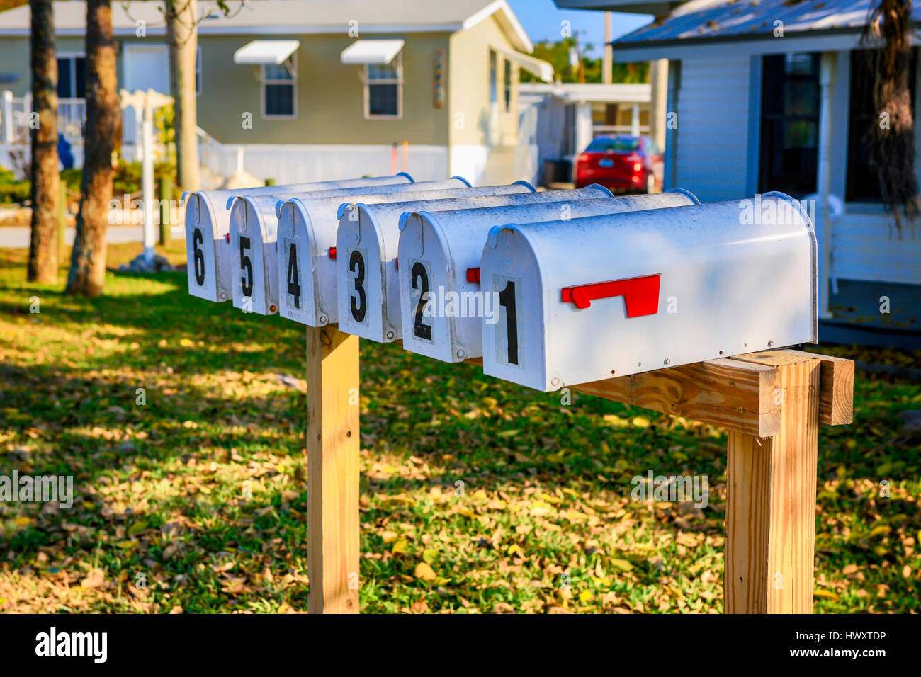 Residential letter boxes hi-res stock photography and images - Alamy