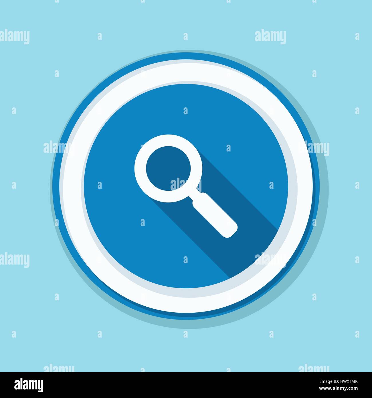 Search magnify glass button illustration Stock Vector Image & Art - Alamy