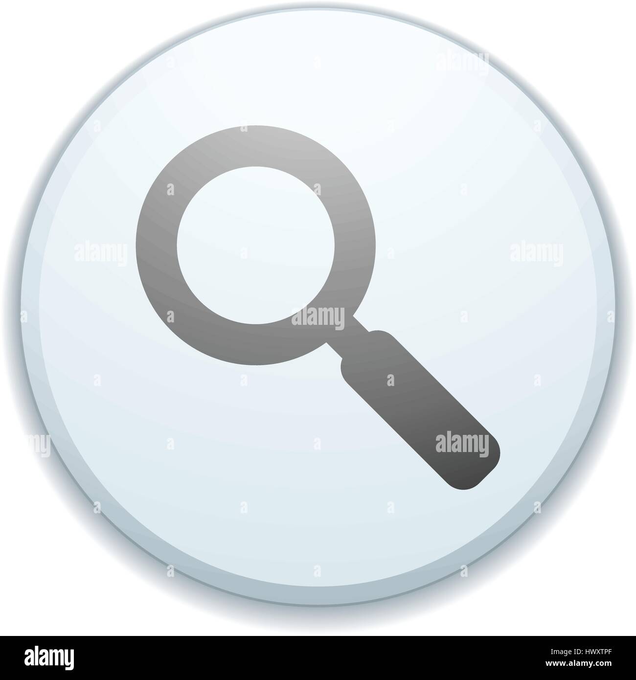 Search magnify glass button illustration Stock Vector Image & Art - Alamy