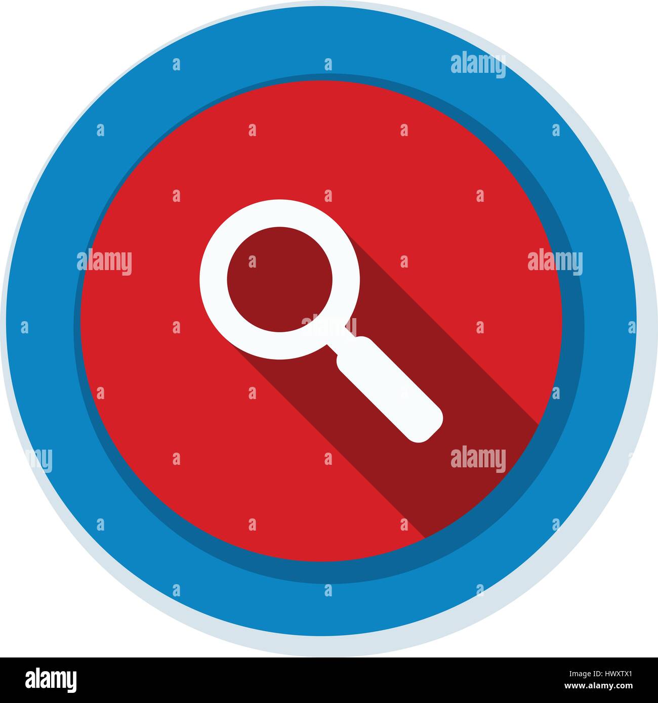 Search magnify glass button illustration Stock Vector Image & Art - Alamy