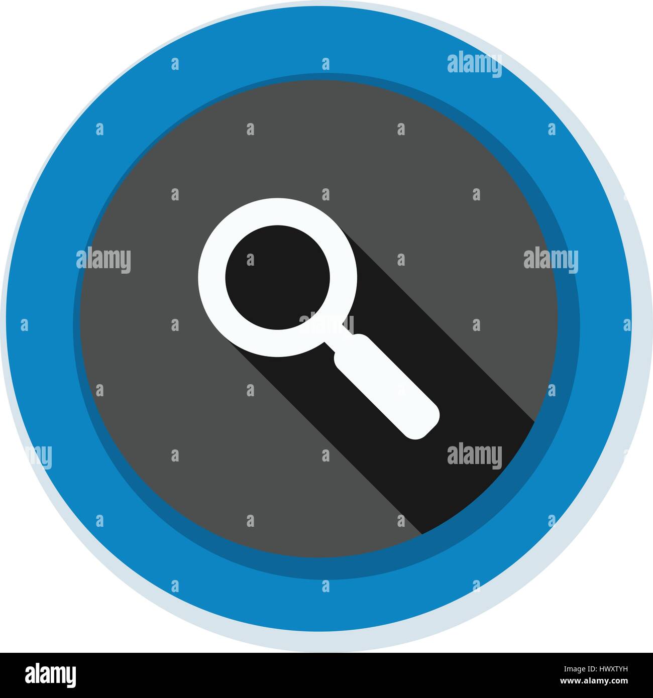 Search magnify glass button illustration Stock Vector Image & Art - Alamy