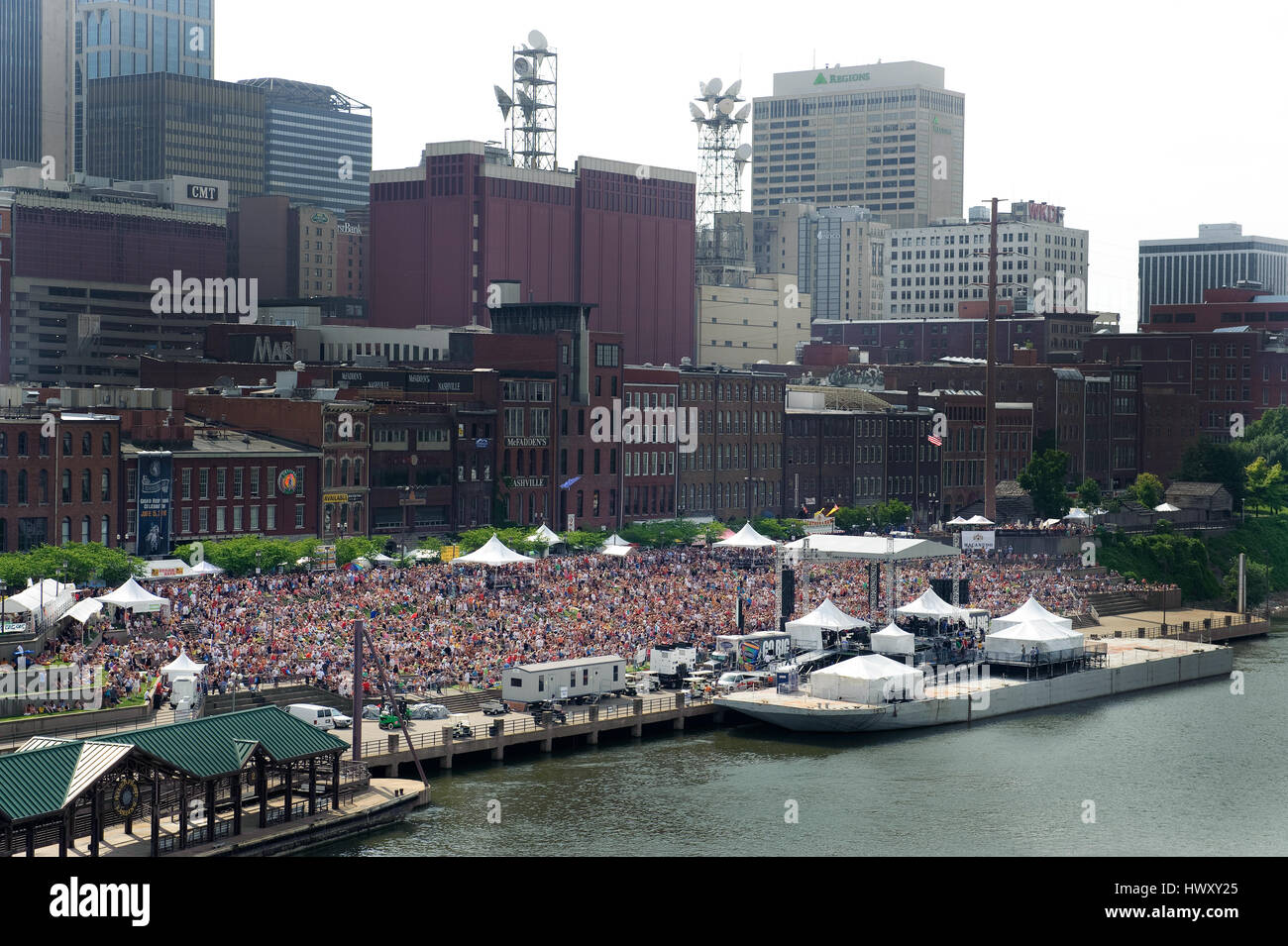 Nashville riverfront park hi-res stock photography and images - Alamy