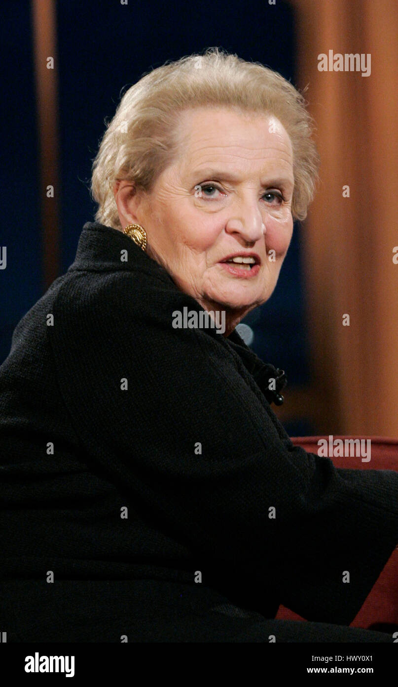 Madeleine albright portrait hi-res stock photography and images - Alamy