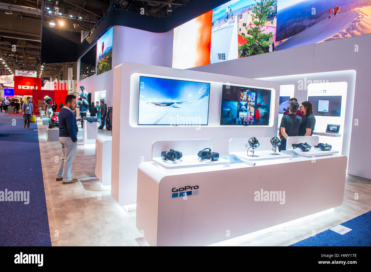 Gopro booth ces show held hi-res stock photography and images - Alamy