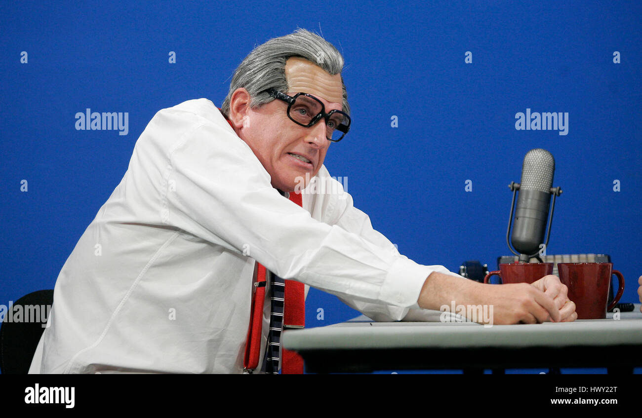 Host Craig Ferguson as Larry King during a segment of 'The Late Late Show with Craig Ferguson' at CBS Television City in Los Angeles, on April 23, 2009. Photo by Francis Specker Stock Photo