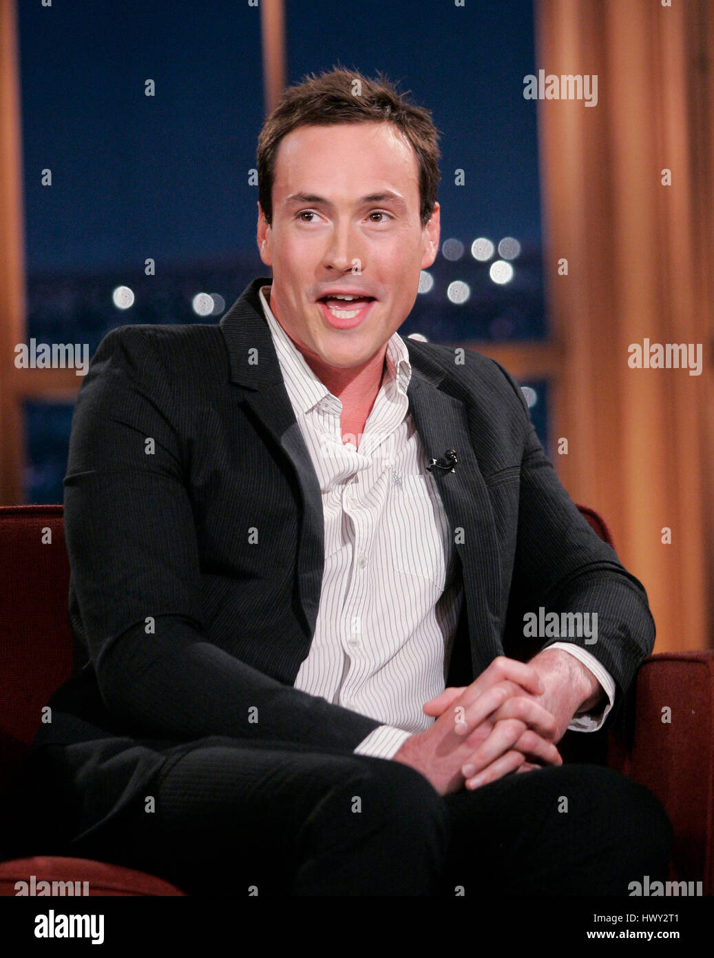 Actor Chris Klein during a segment of 'The Late Late Show with Craig