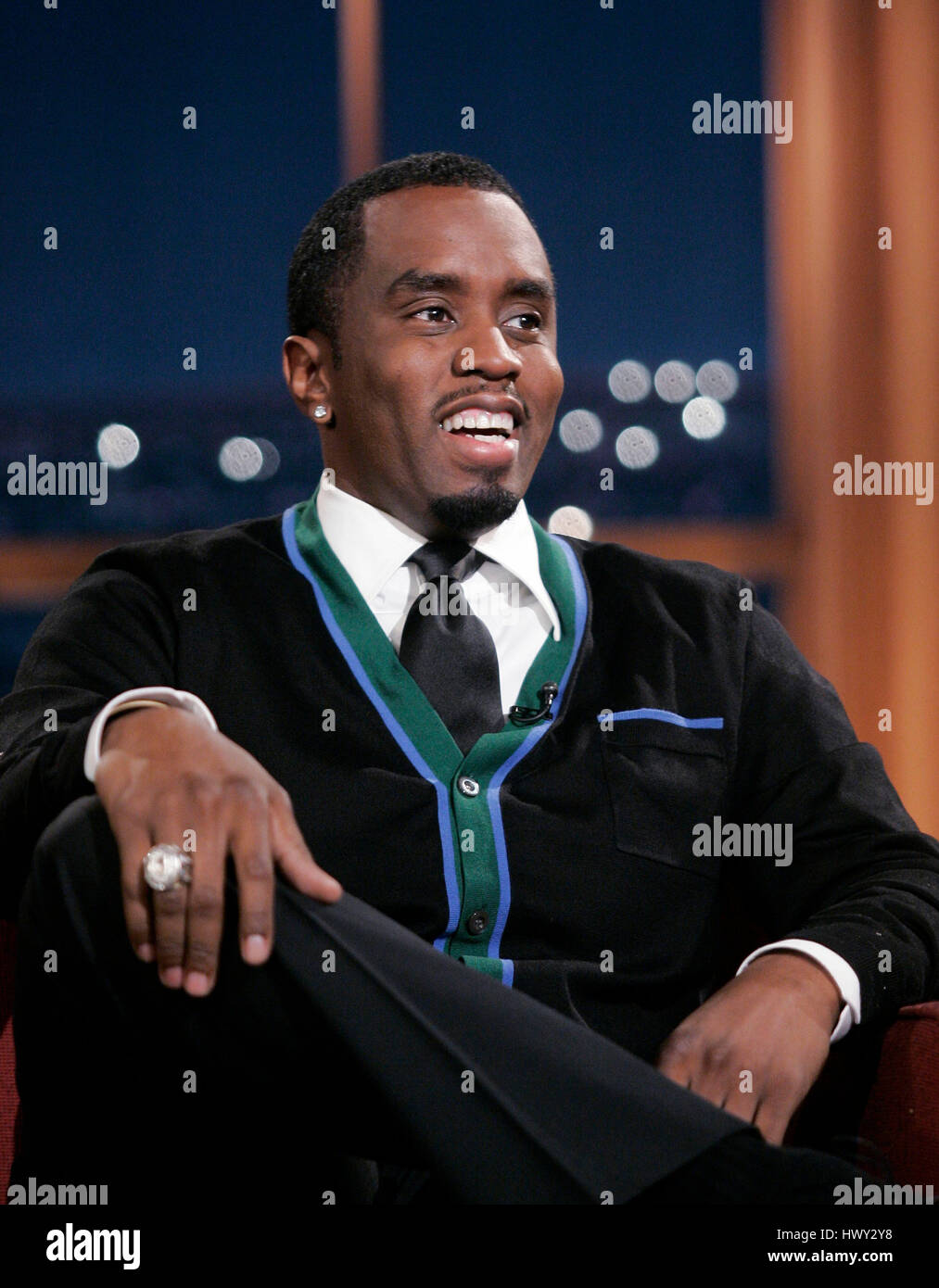 Sean "P Diddy" Combs during a segment of 'The Late Late Show with Craig