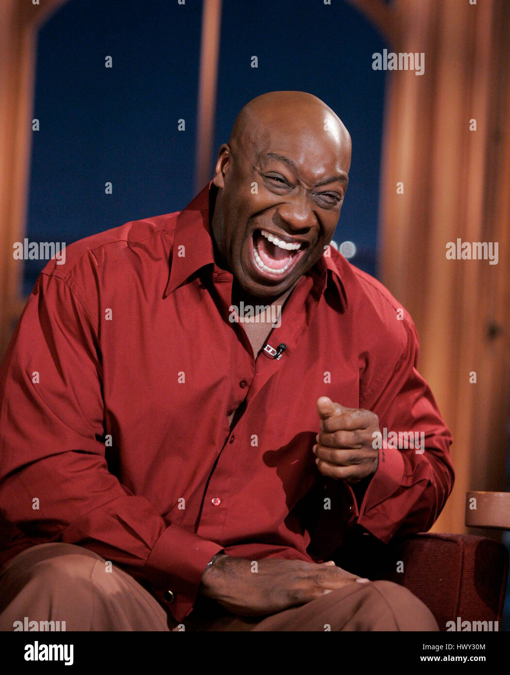 Actor Michael Clarke Duncan during a segment of 'The Late Late Show