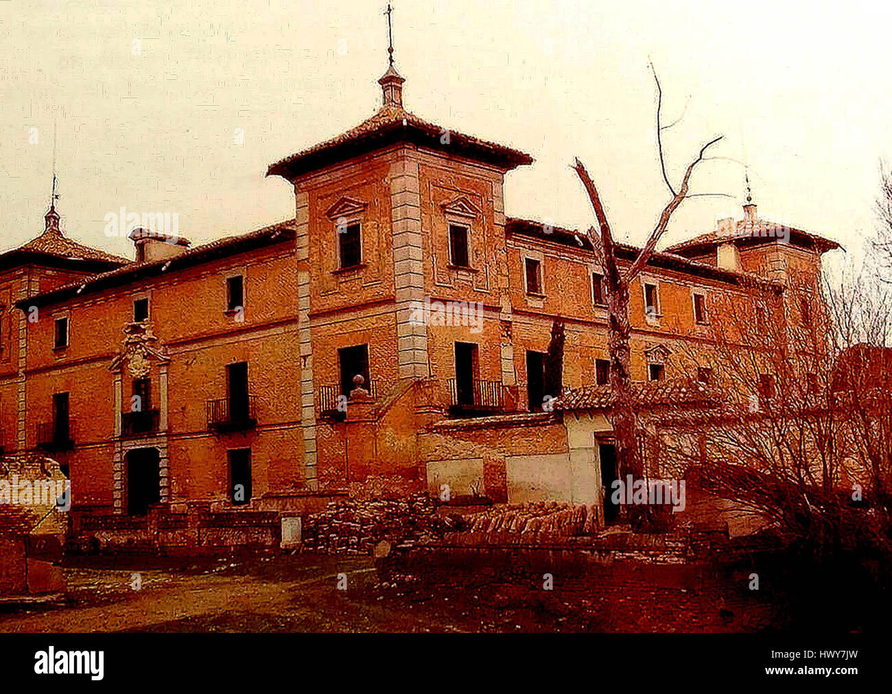 Castillo Palacio de Aldovea Stock Photo - Alamy